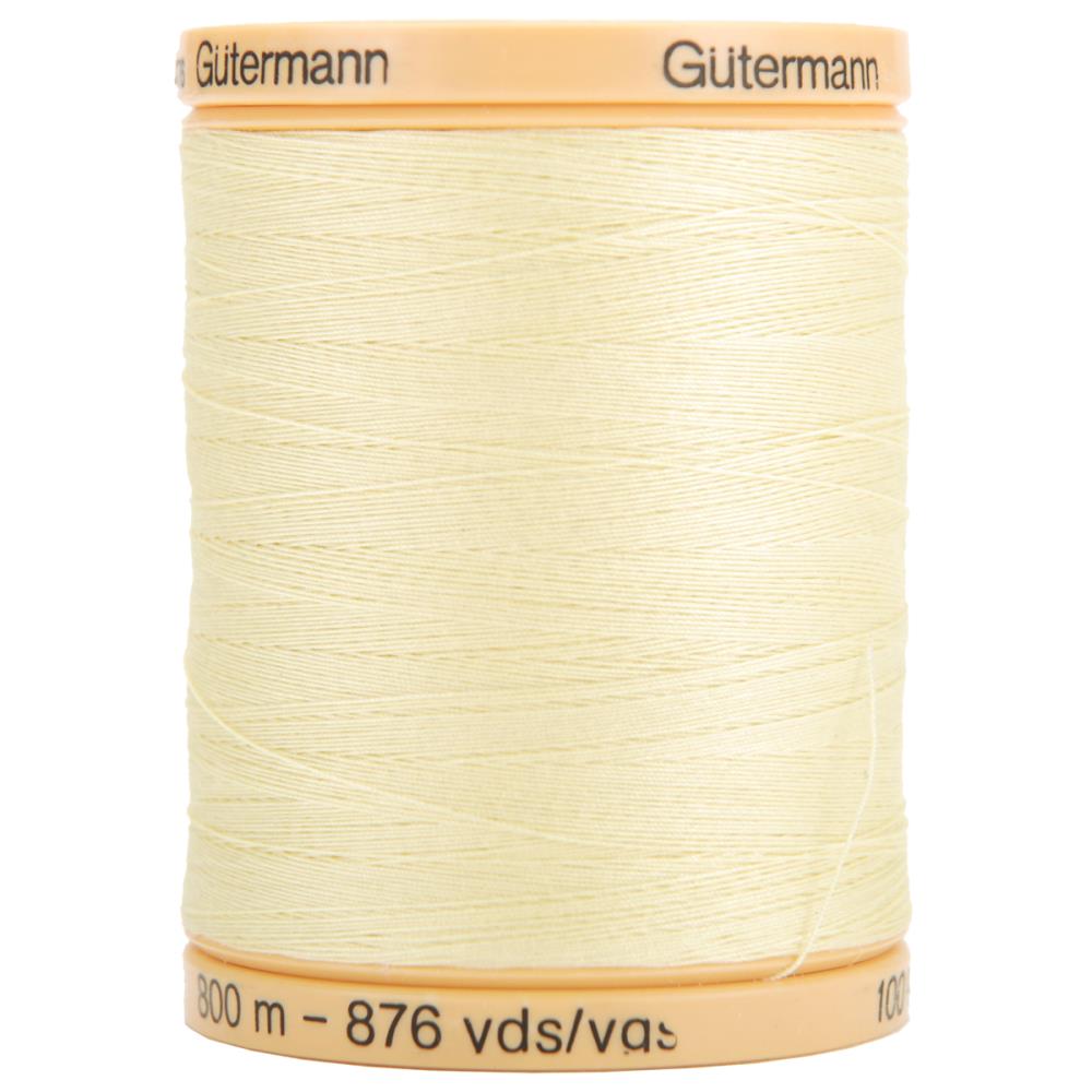 Gutermann Natural Cotton Thread Solids 876yd - Cream
