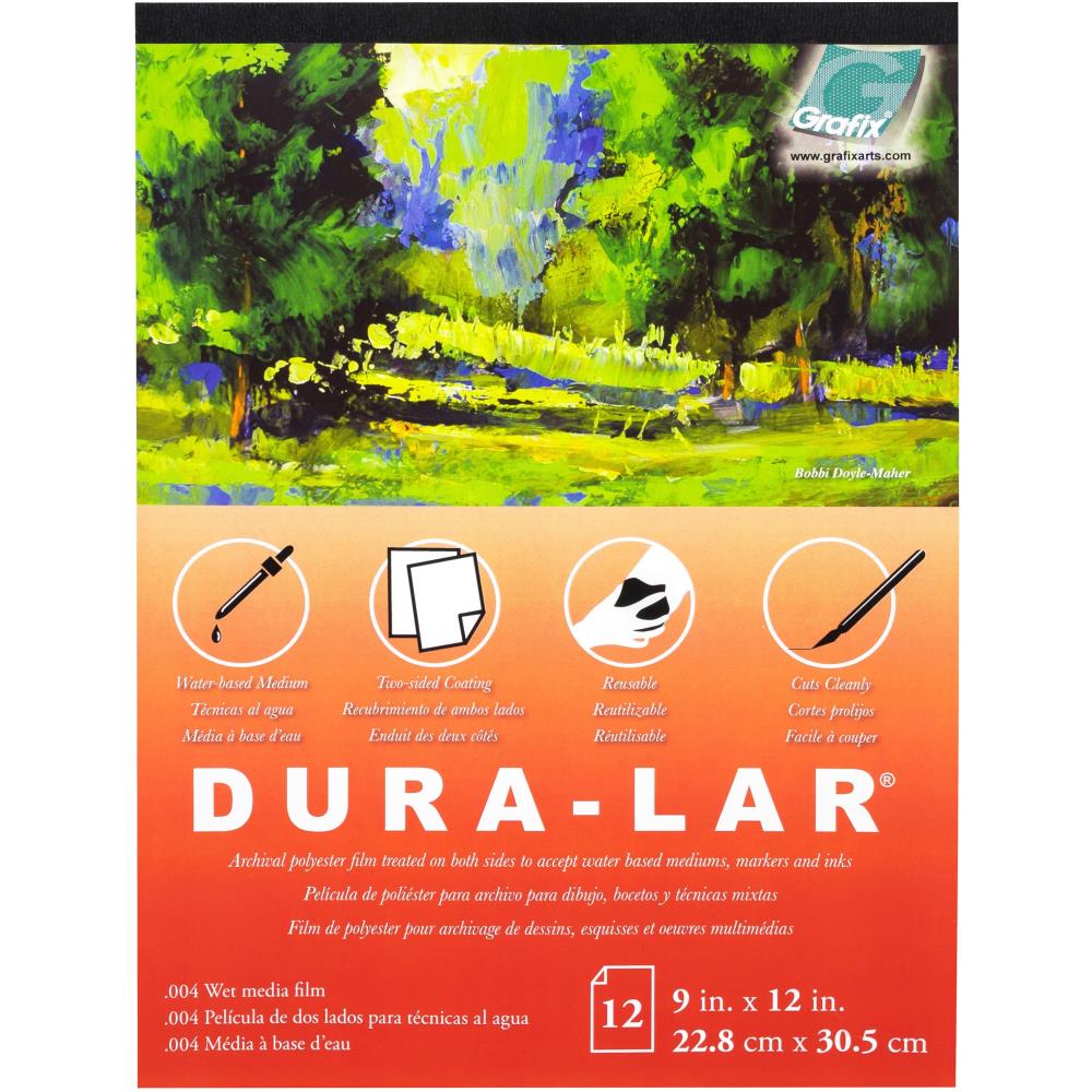 Grafix Dura-Lar Clear .004 Wet Media Pad 11X14