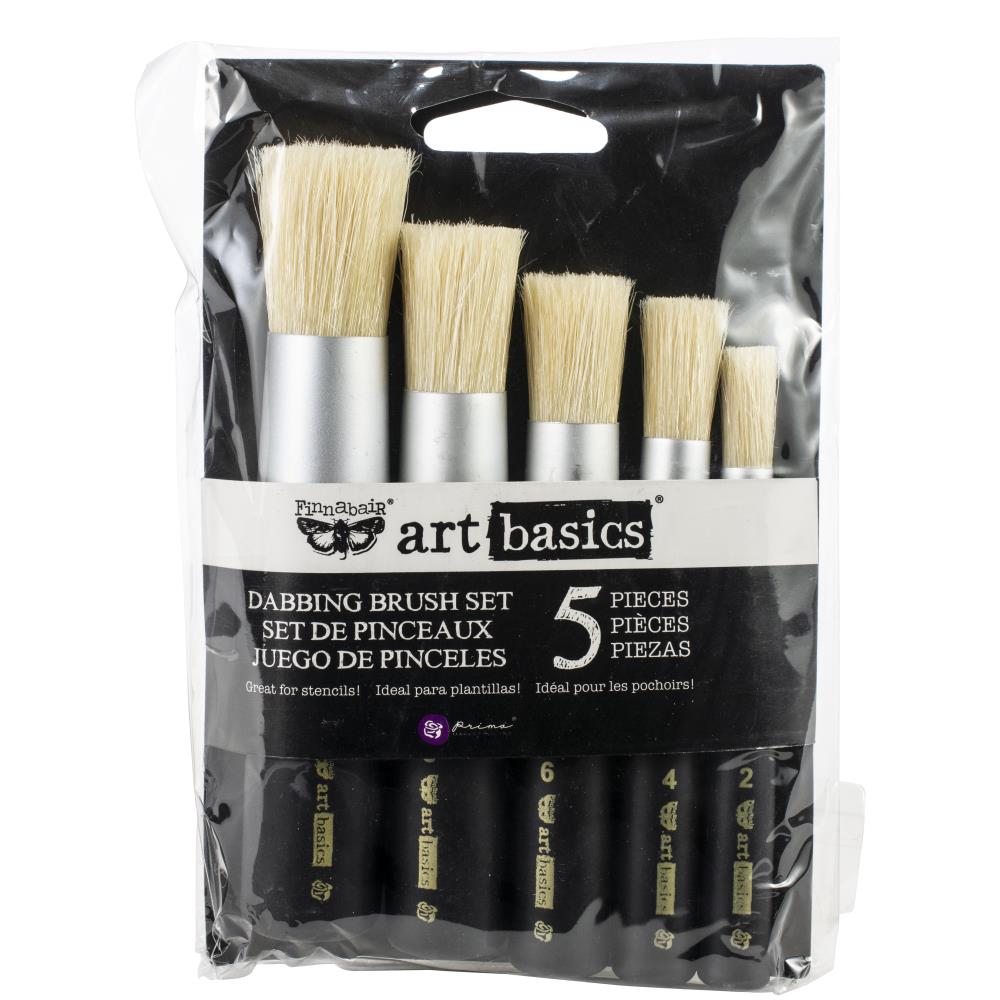 Finnabair Art Basics Dabbing Brushe Set 5pcs