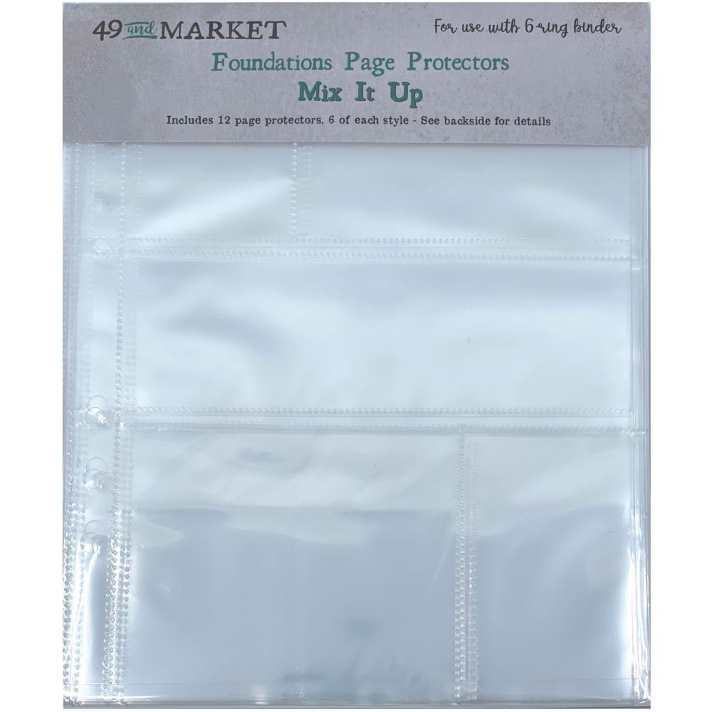 49 And Market Foundations Page Protectors 6X8 - Mix It Up