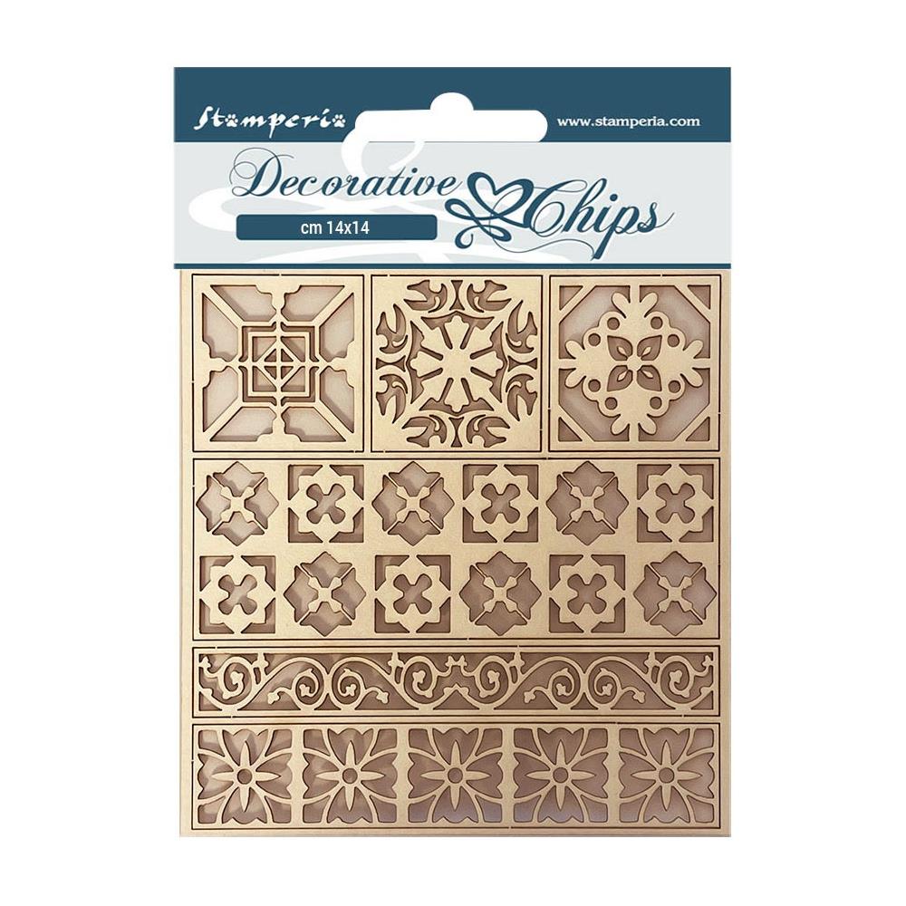 Stamperia Decorative Chips - Casa Granada Tiles