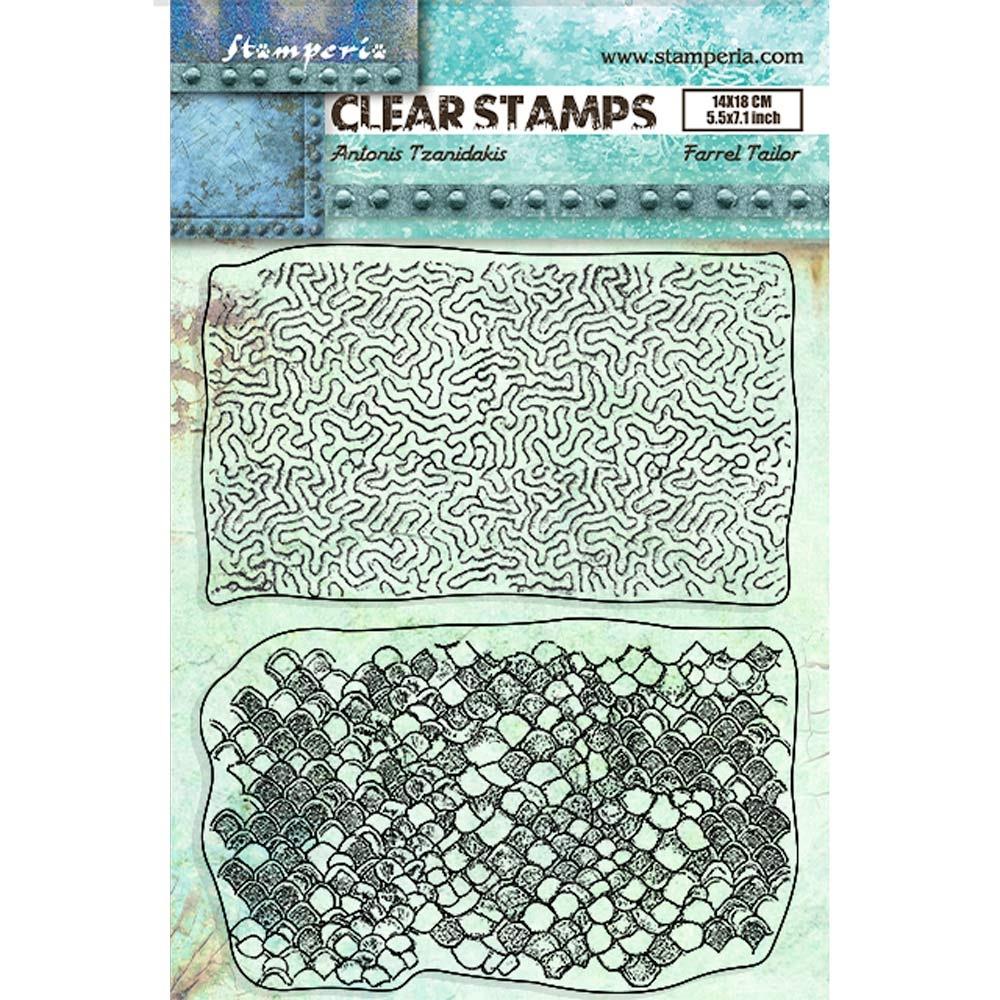 Stamperia Clear Stamps - Songs Of The Sea Double Texture