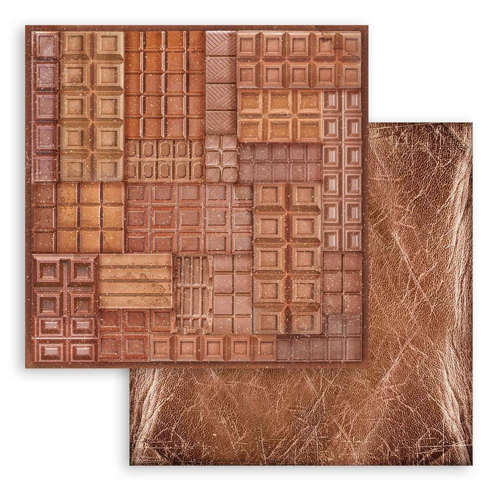 Stamperia Maxi Backgrounds Selection Double-Sided Paper Pad - 12x12 - Coffee And Chocolate