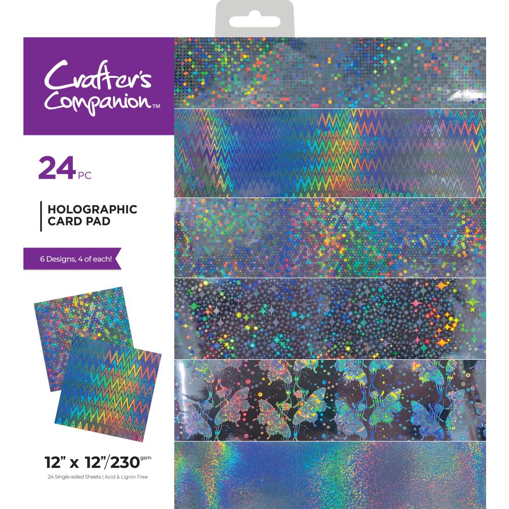 Crafters Companion Paper Pad 12X12 - Holographic