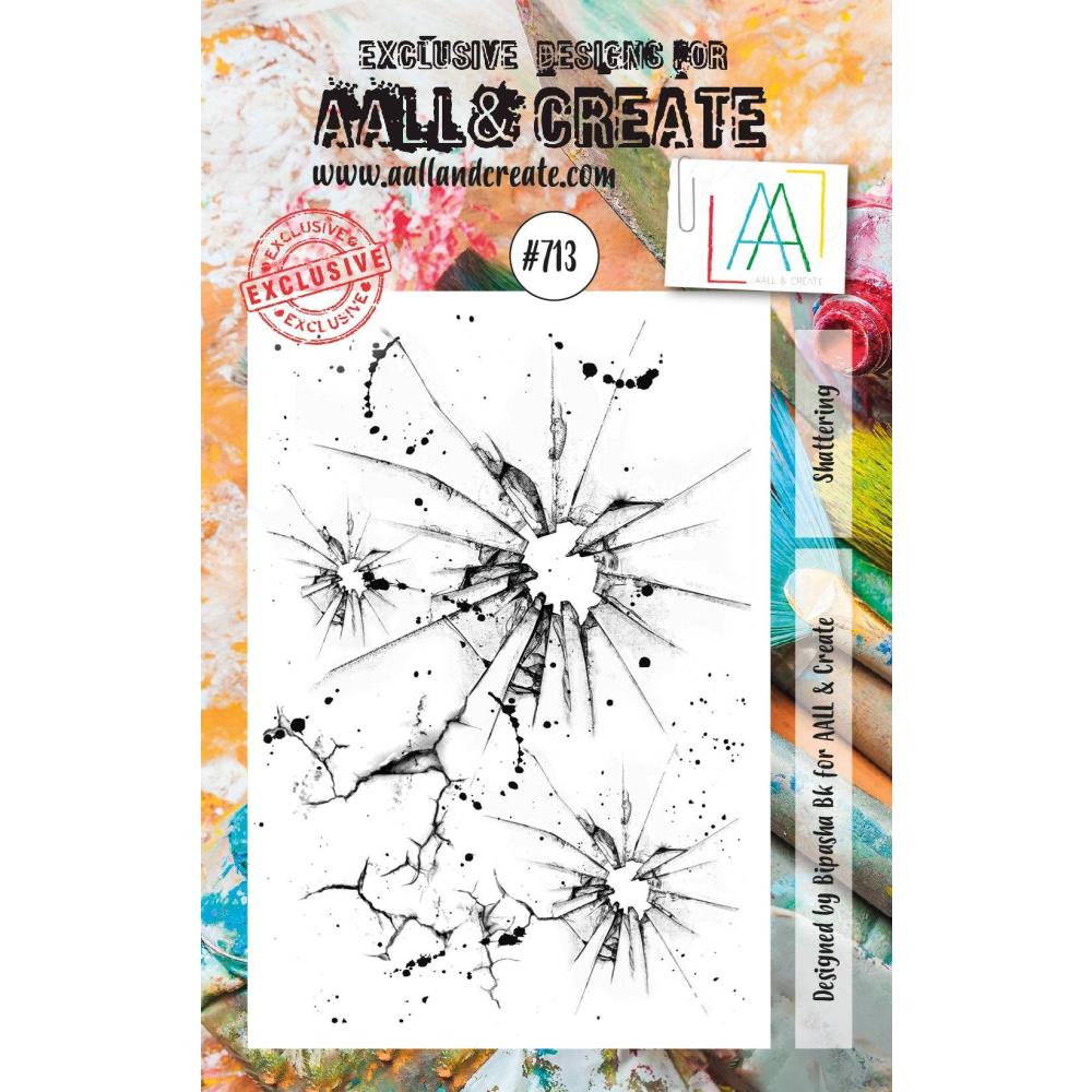 AALL And Create A7 Photopolymer Clear Stamp Set - Shattering