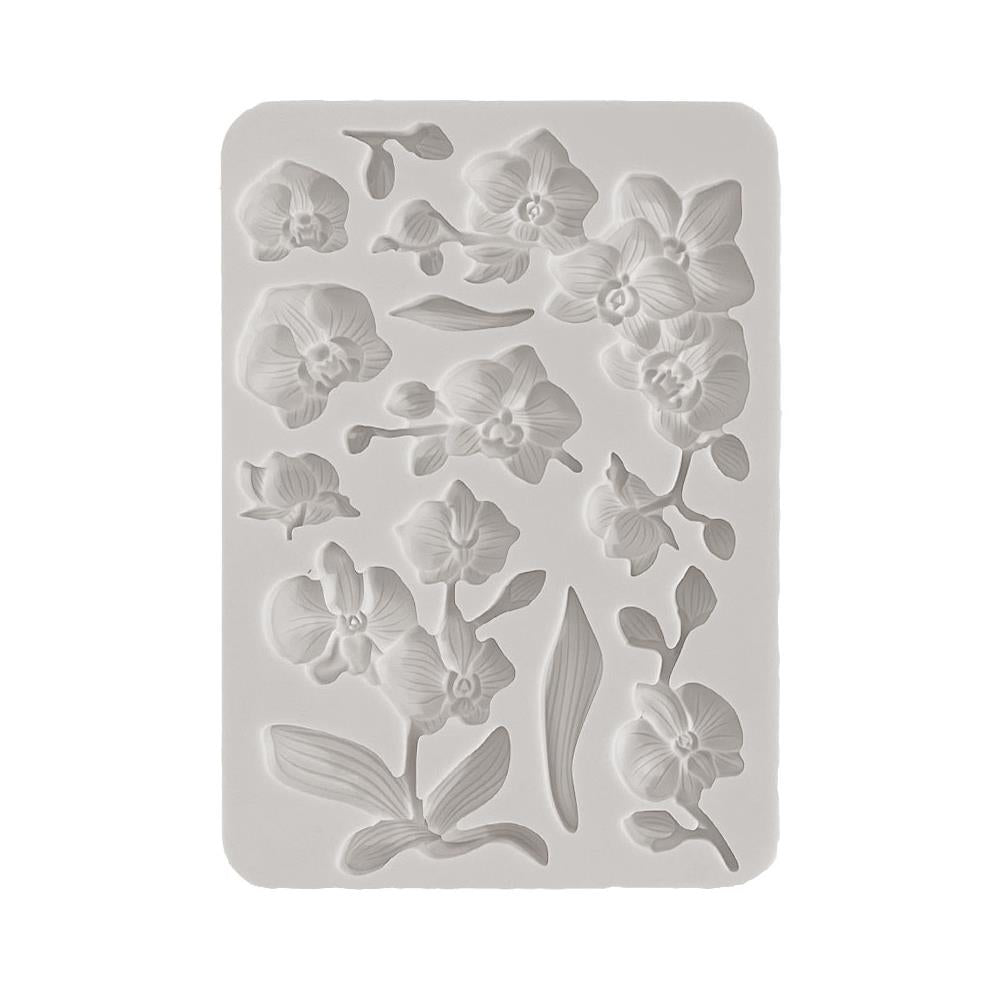 Stamperia Silicone Mould A5 - Orchids And Cats Orchids