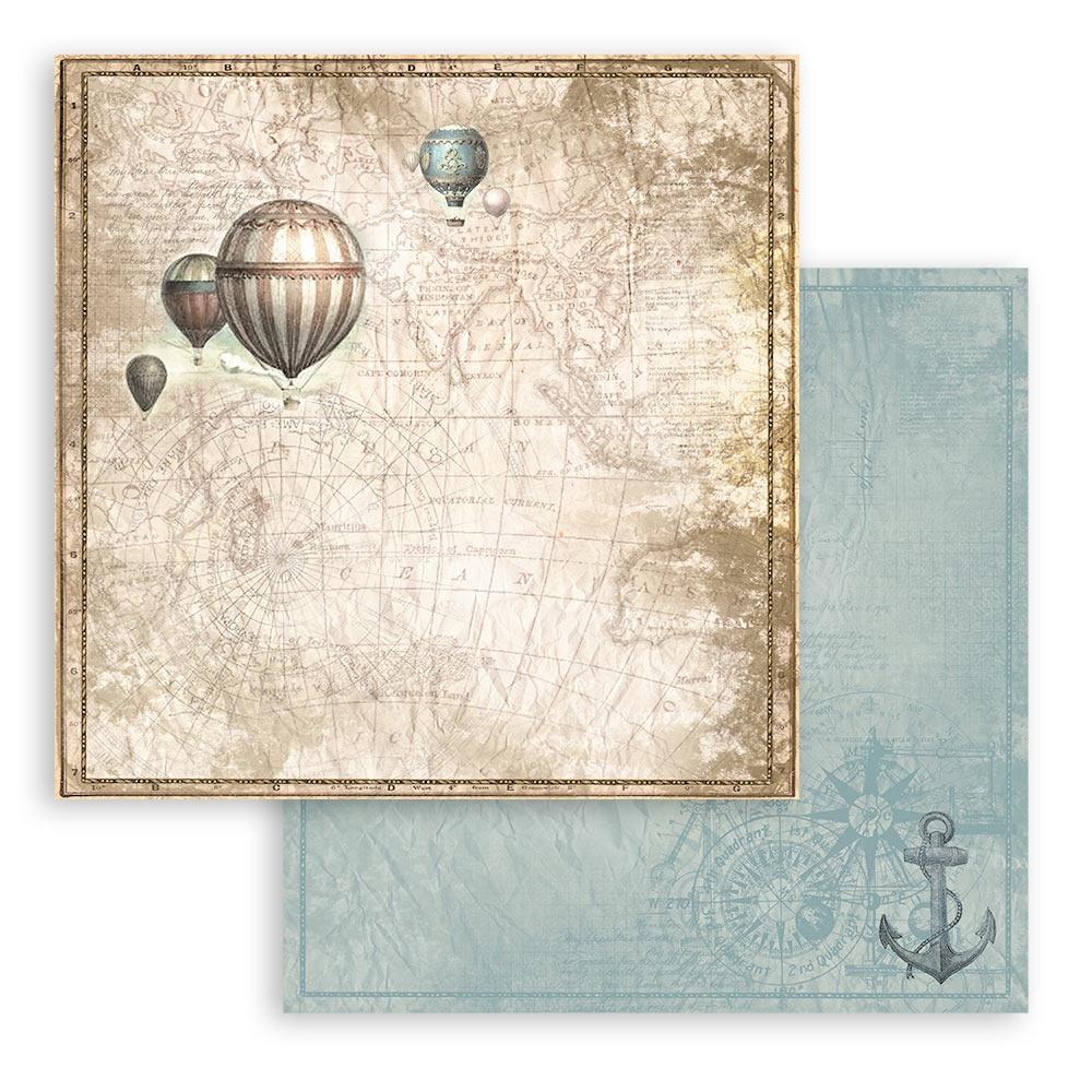 Stamperia Double-Sided Paper Pad 8x8 - Sea Land