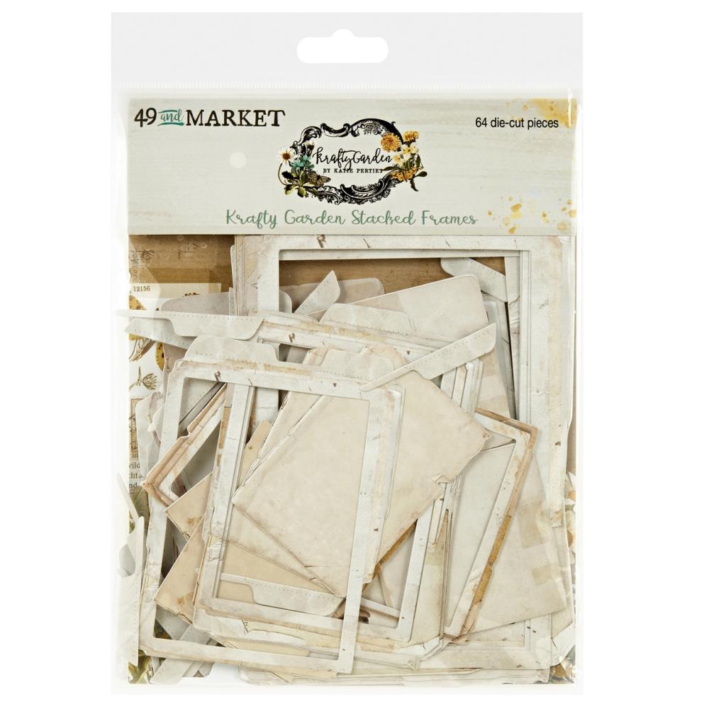 49 And Market Chipboard Set - Stacked Frames Krafty Garden