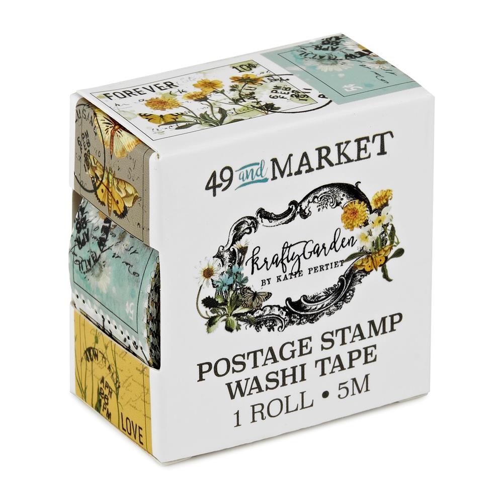 49 And Market Washi Tape Roll - Postage Krafty Garden