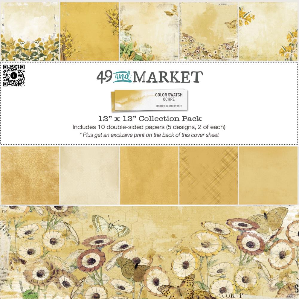 49 And Market Collection Pack 12X12 - Color Swatch: Ochre