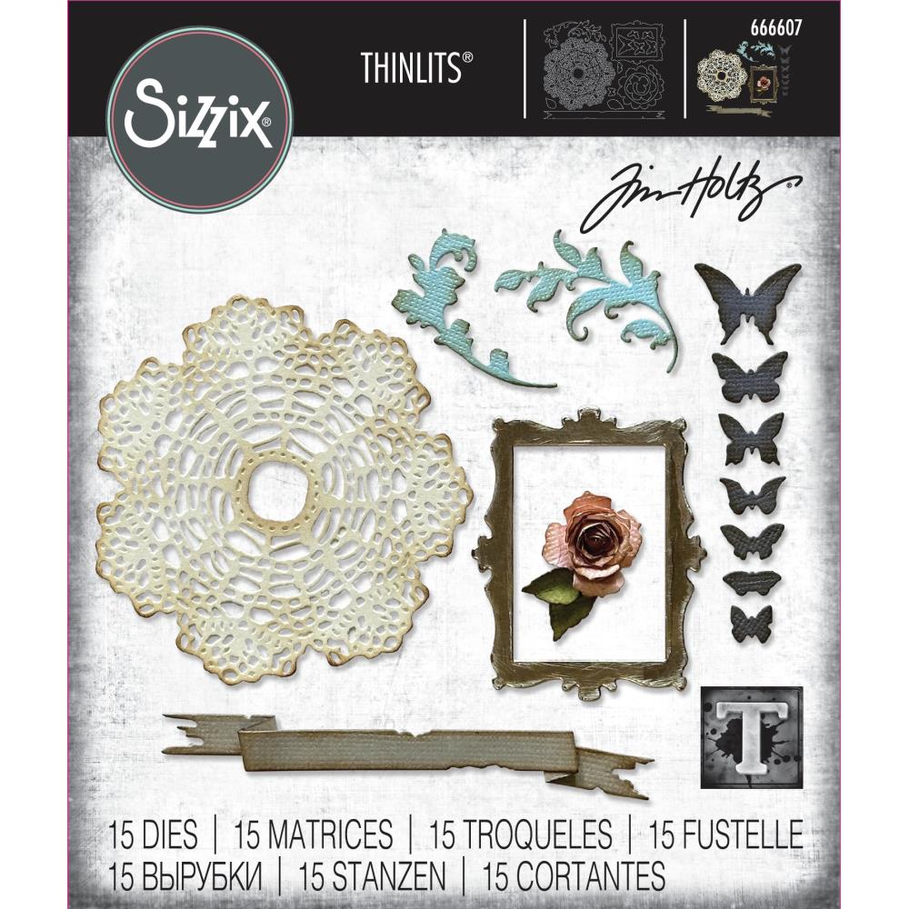 Sizzix Thinlits Dies By Tim Holtz - Vault Boutique