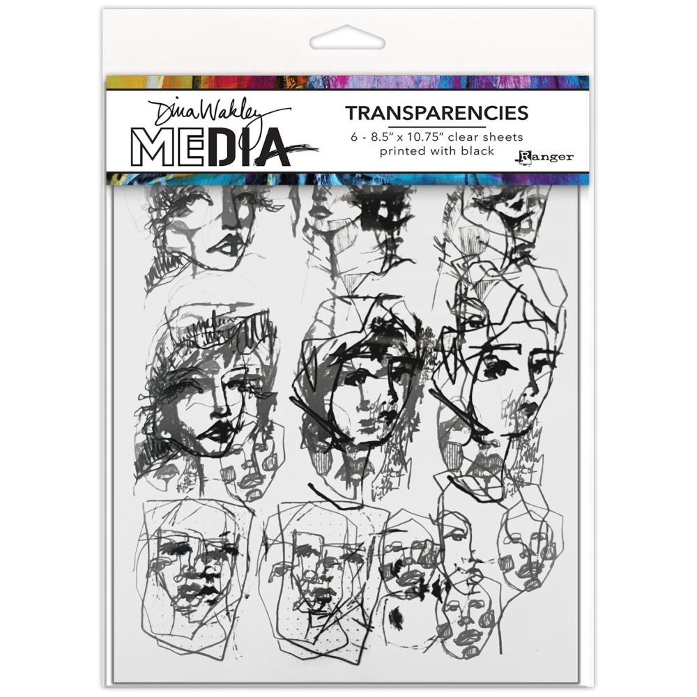 Dina Wakley Media Transparencies - Tinies Set 2
