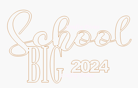 Chipboard Shapes - Big School 2024