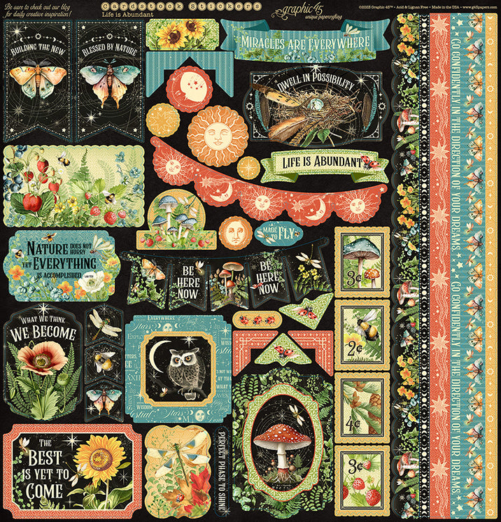 Life is Abundant 12×12 Collection Pack with Stickers