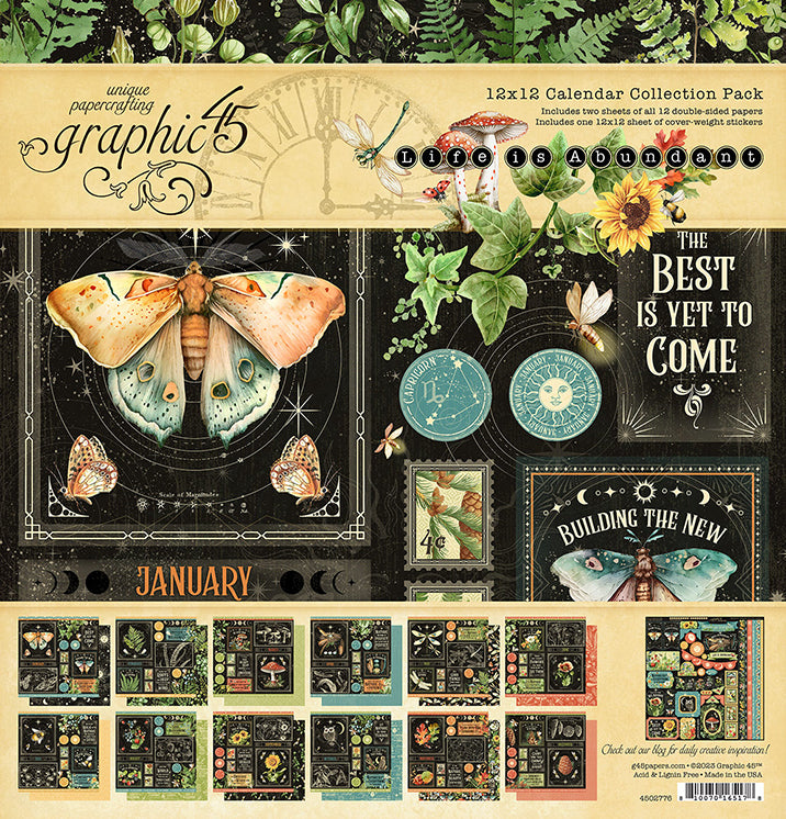 Graphic 45 - Collection Pack 12x12 - Life Is Abundant