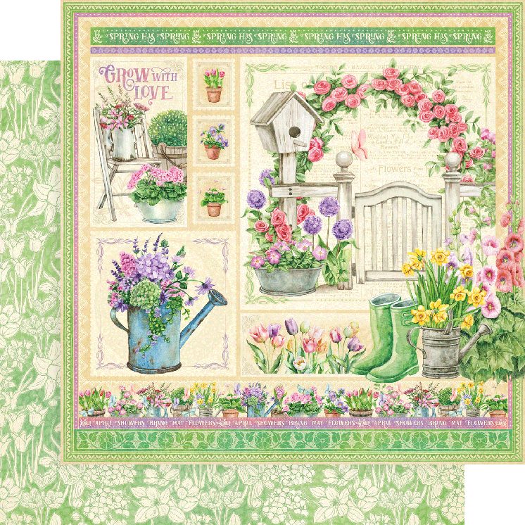 Graphic 45 - Collection Pack 8x8 - Grow With Love