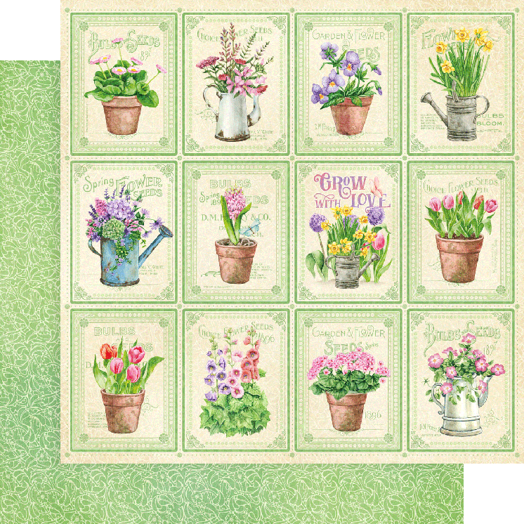 Graphic 45 - Collection Pack 8x8 - Grow With Love