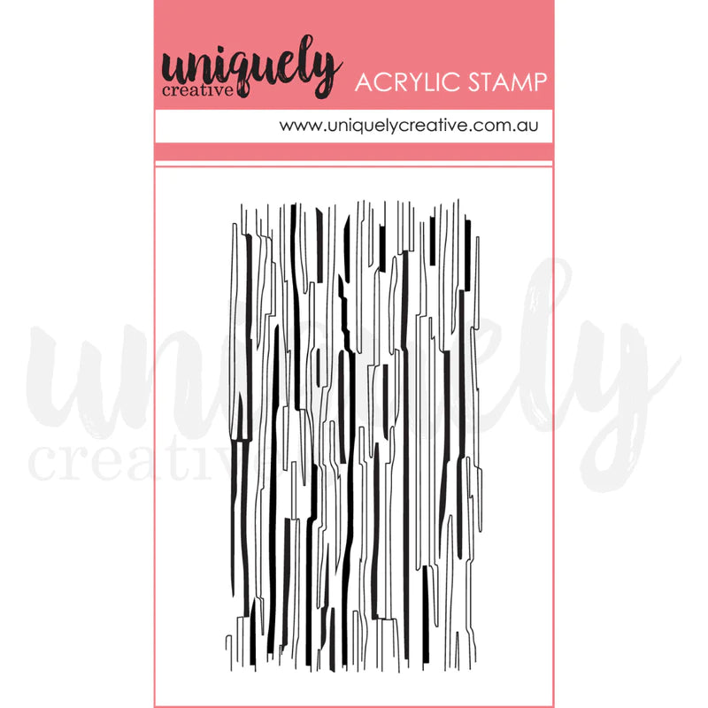 Uniquely Creative - Acrylic Mini Mark Making Stamp - Sketchy Lines