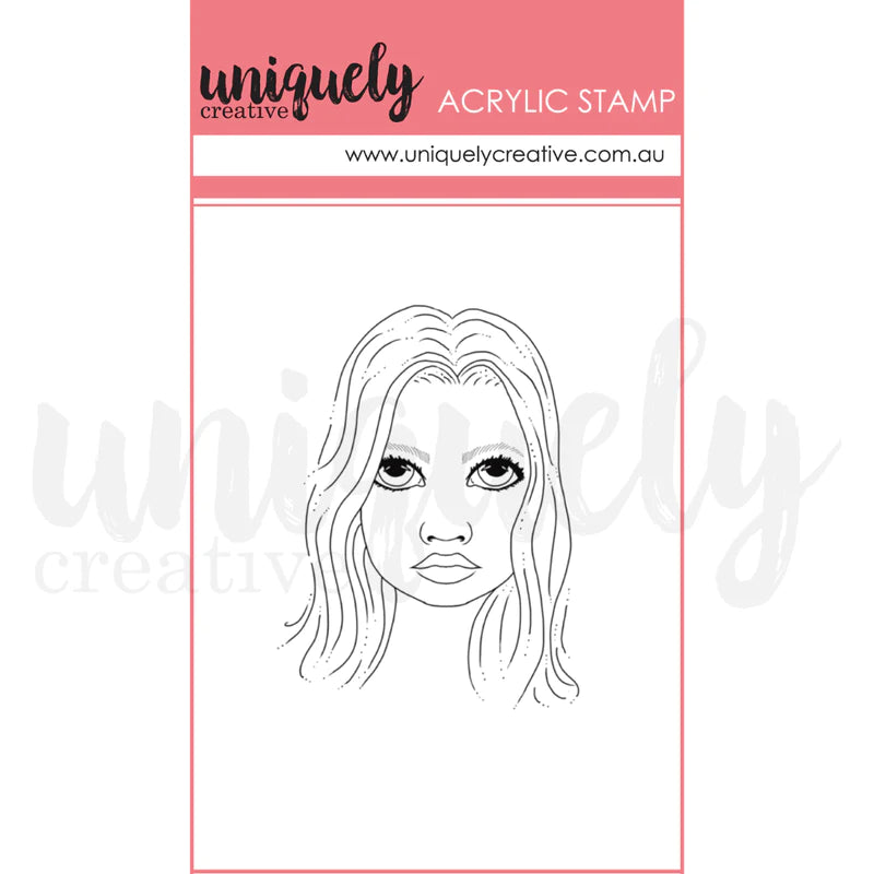 Uniquely Creative - Acrylic Mini Mark Making Stamp - Willow