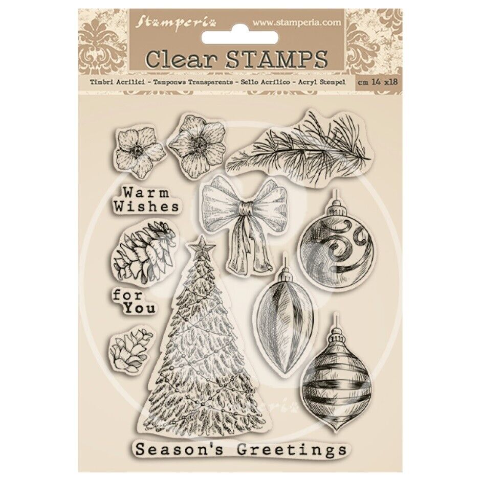 Stamperia Clear Stamps - Romantic Christmas
