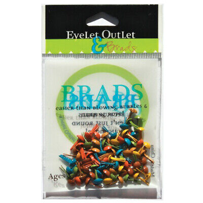 Eyelet Outlet Round Brads 4mm - Fall