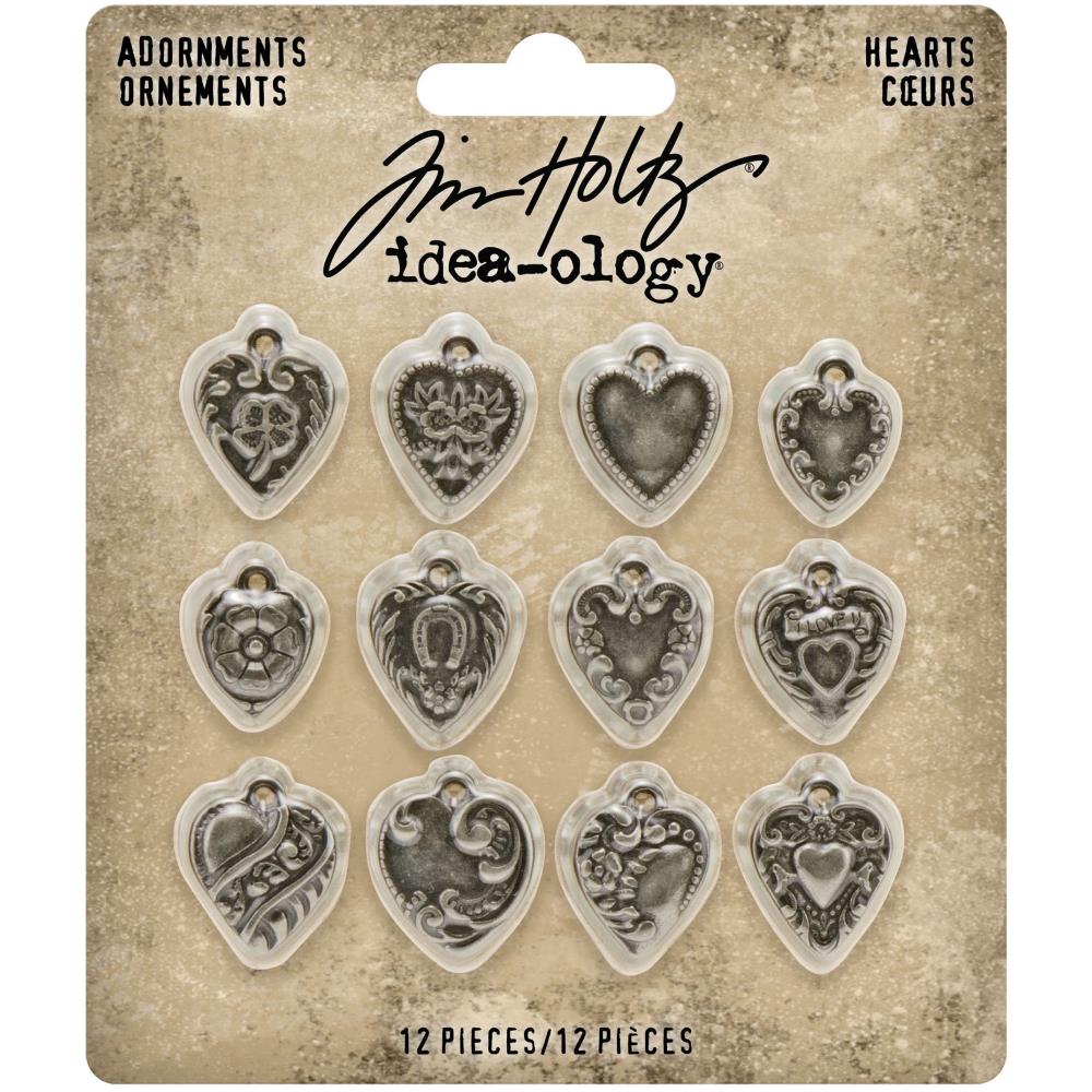 Idea-Ology Metal Adornments - Hearts