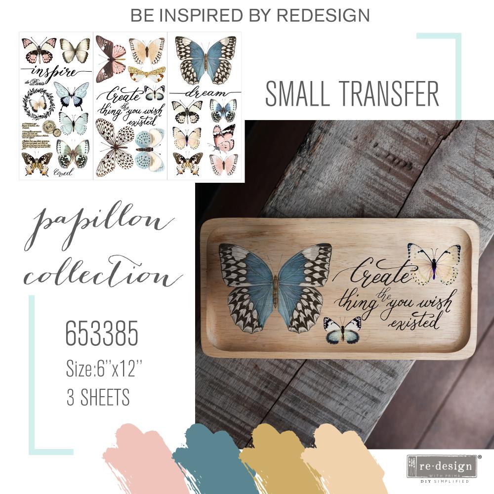 Prima Marketing Re-Design Decor Transfers - Papillon Collection