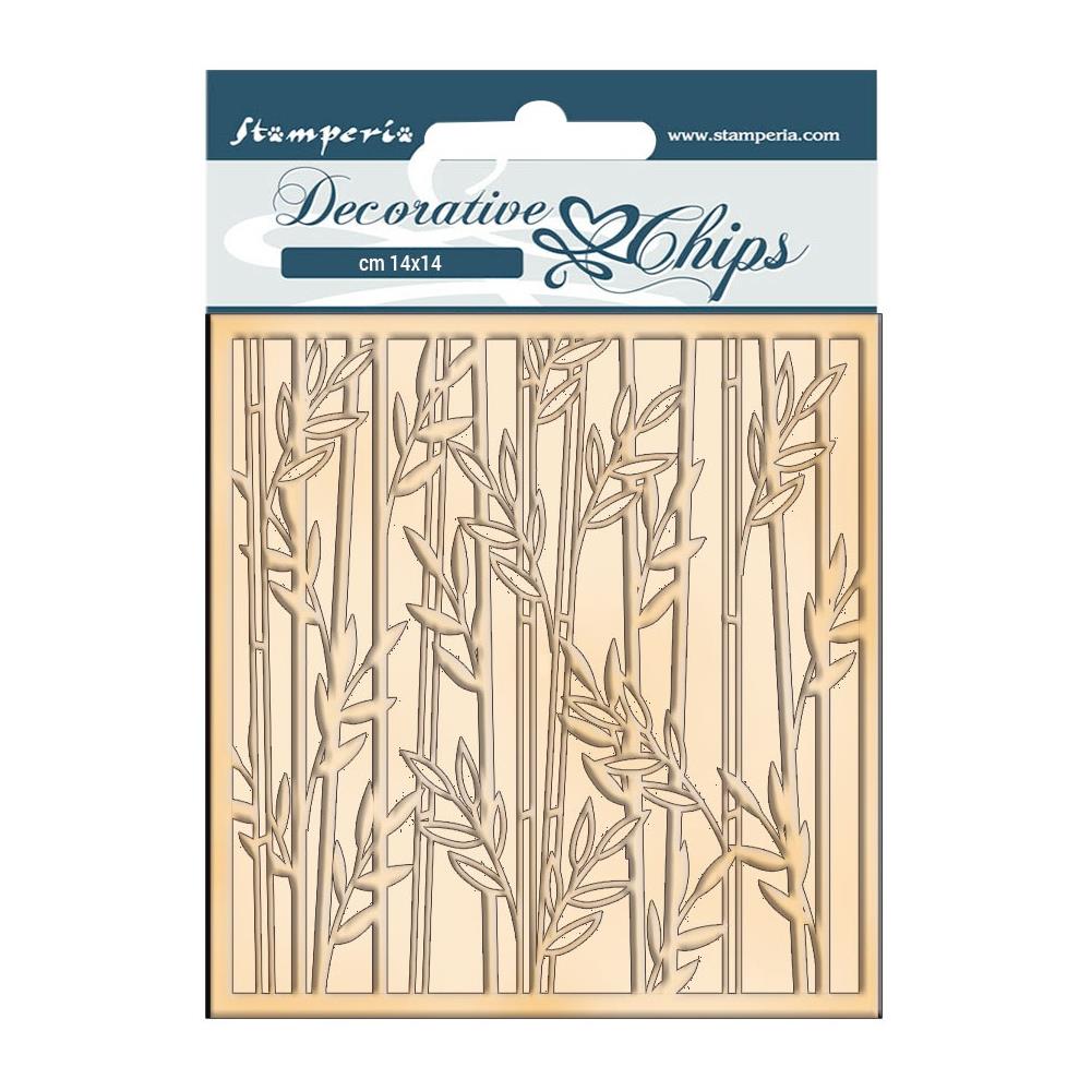 Stamperia Decorative Chips - Bamboo Sir Vagabond In Japan