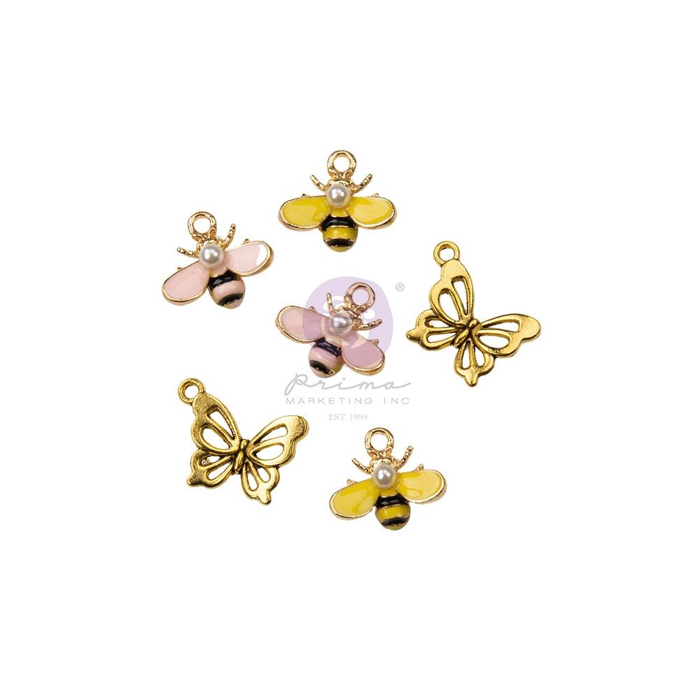 Miel By Frank Garcia Butterfly & Bee Charms