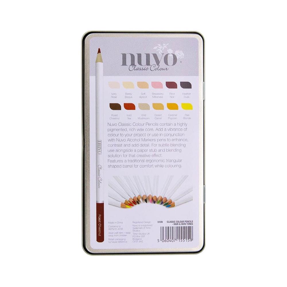 Nuvo Classic Color Pencils - Hair & Skin Tones