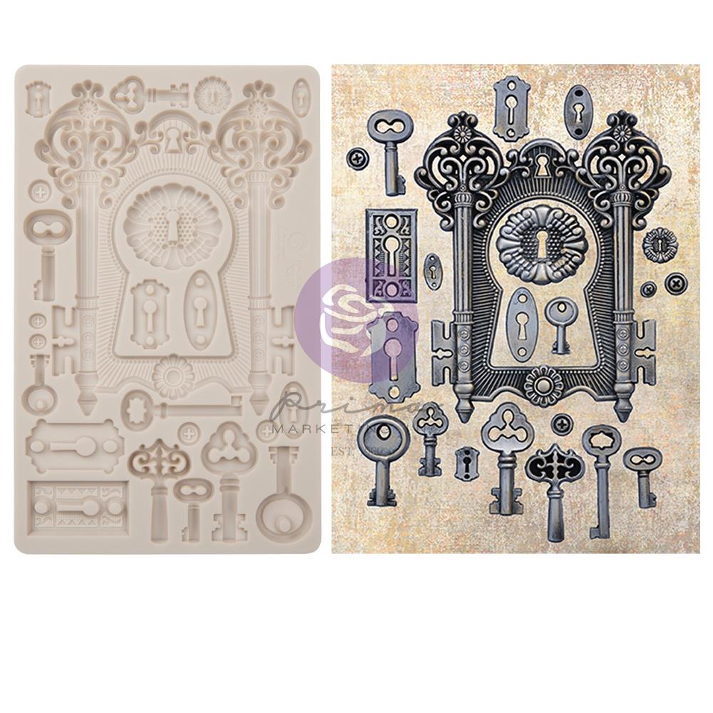 Finnabair Decor Moulds - Locks & Keys
