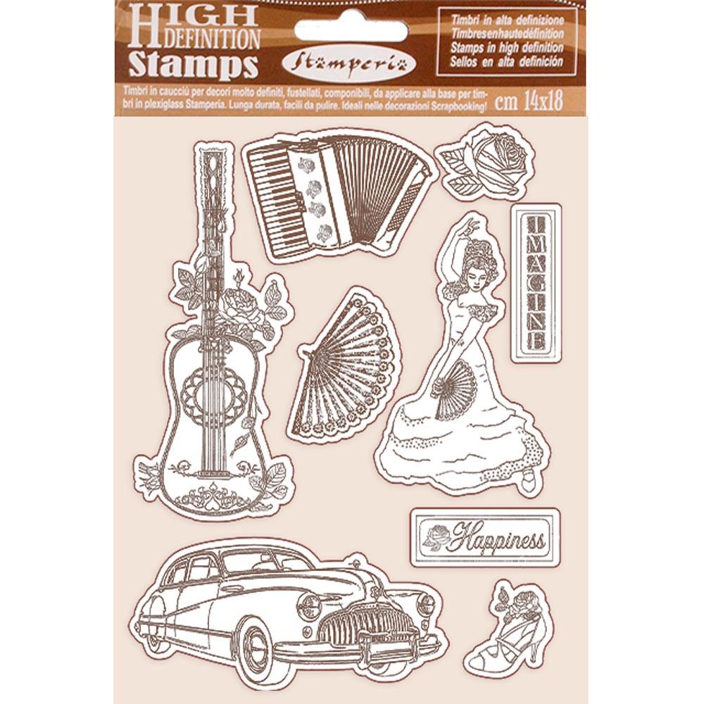 Stamperia Clear Stamps - Elements - Desire