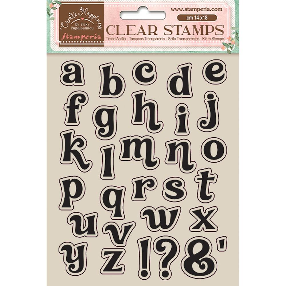 Stamperia - Create Happiness Clear Stamps - Alphabet