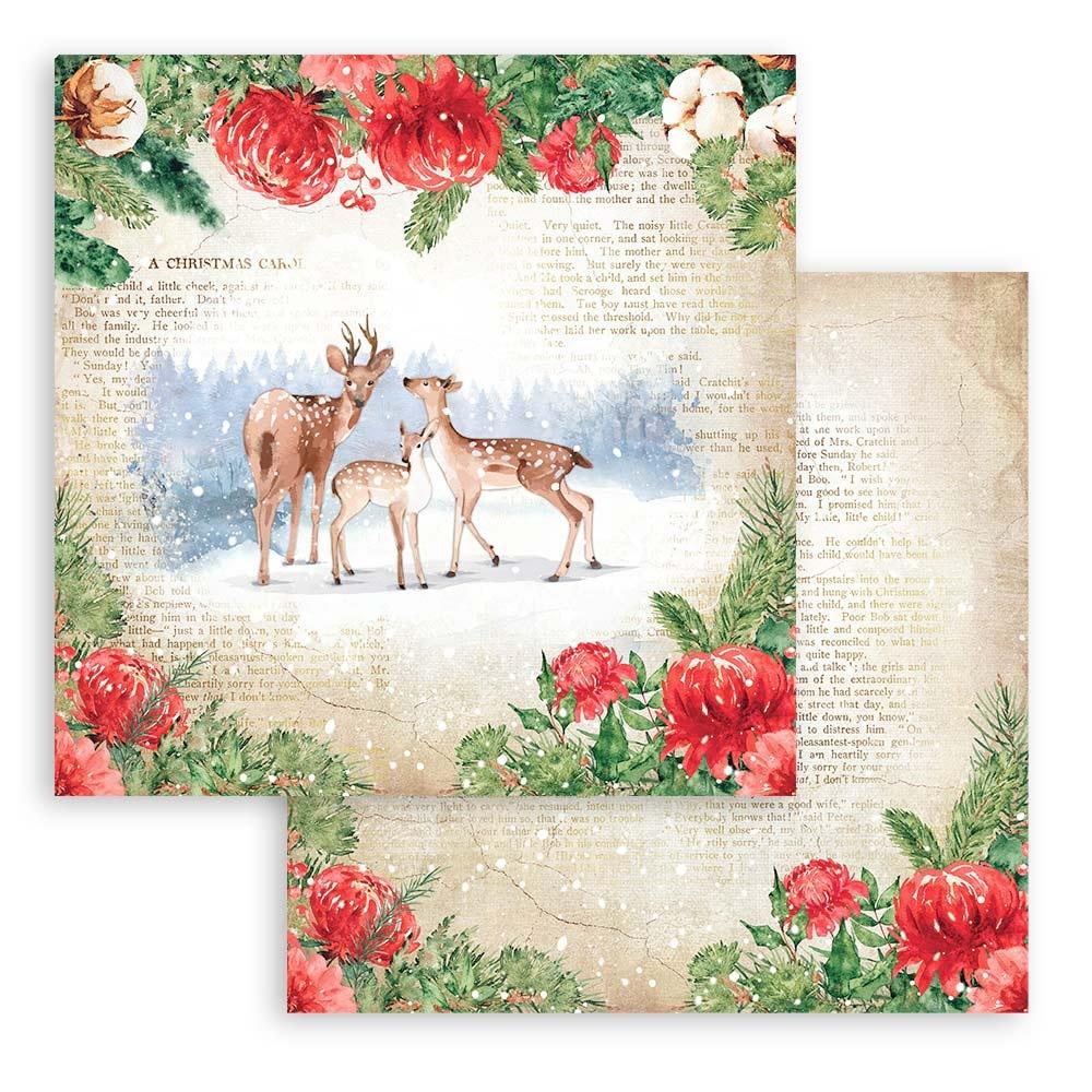 Stamperia Double-Sided Paper Pad - 6x6 - Home For The Holidays