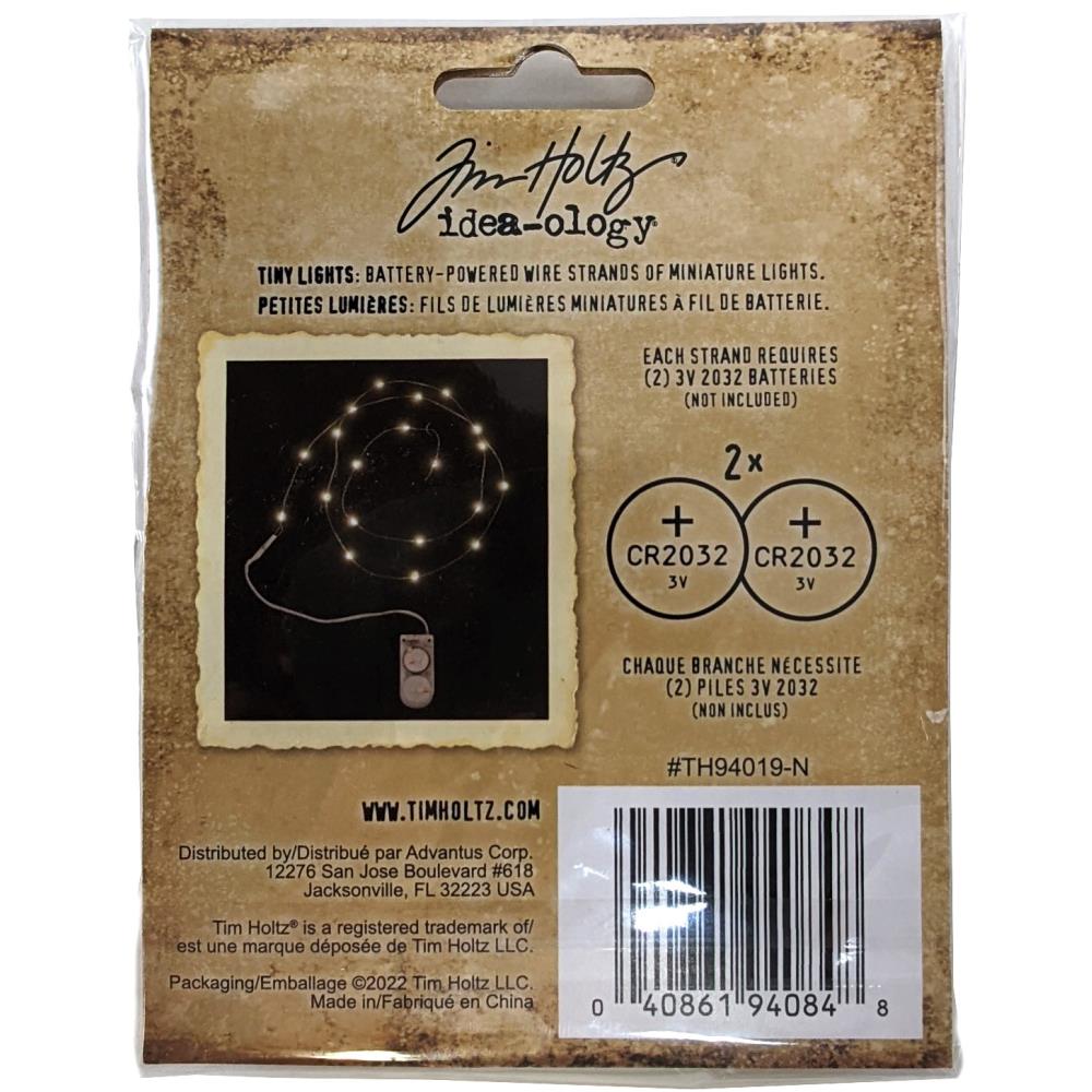 Idea-Ology Battery Operated Wire Light Strands Tiny Lights- Clear (No Batteries) 2 pack