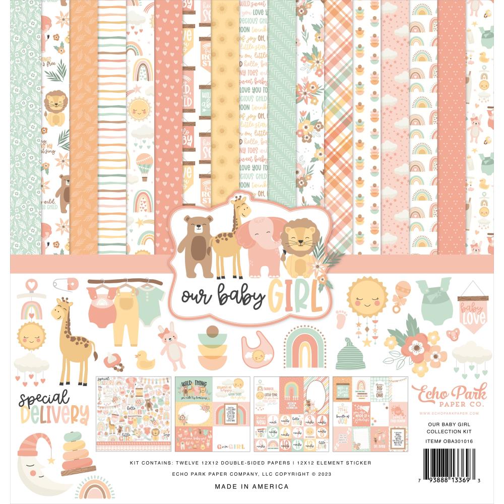 Echo Park Collection Kit 12x 12 Magical Birthday Girl
