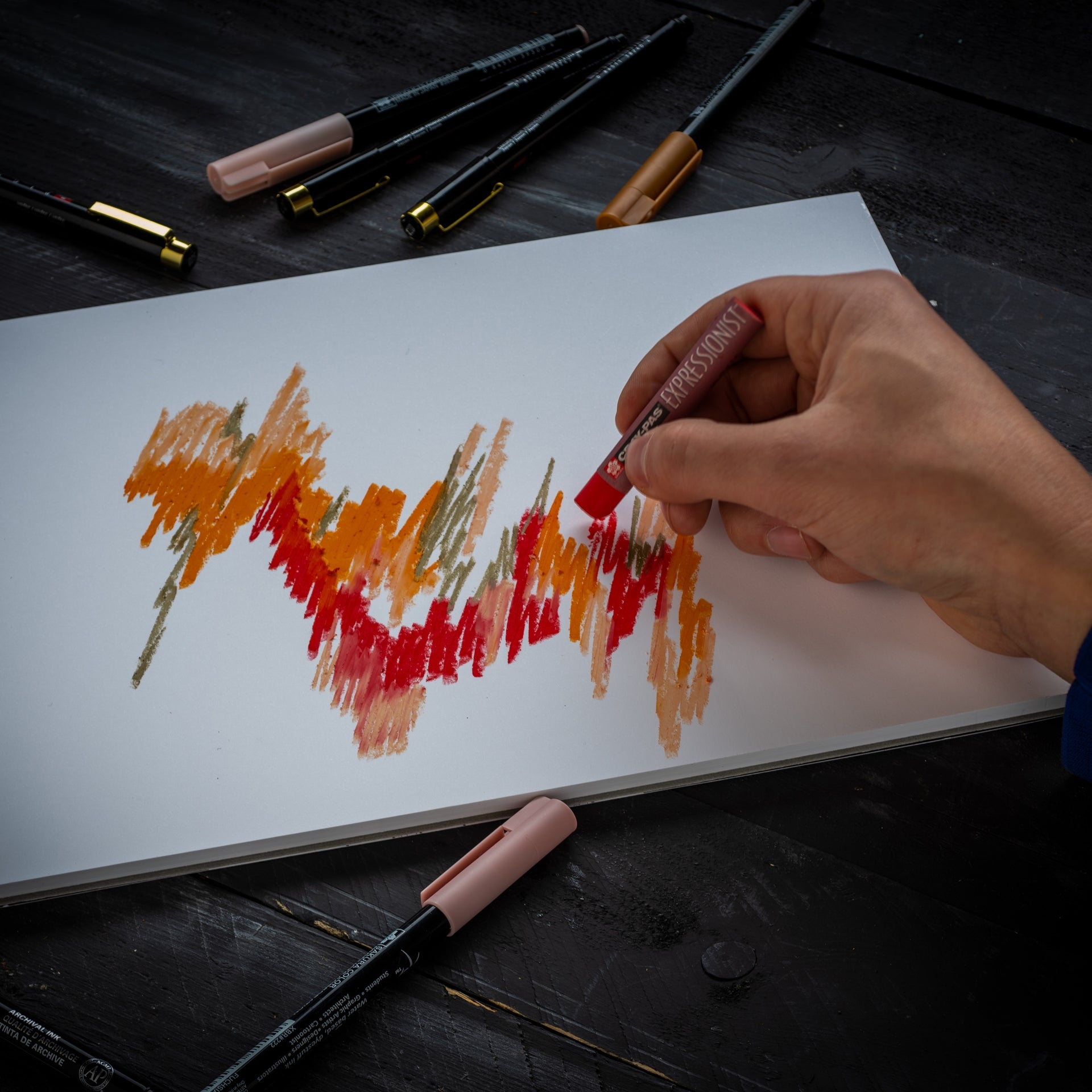 Sakura Cray-Pas Expressionist 50 Colour Set