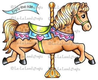La La Land stamp 'Carousel Horse'