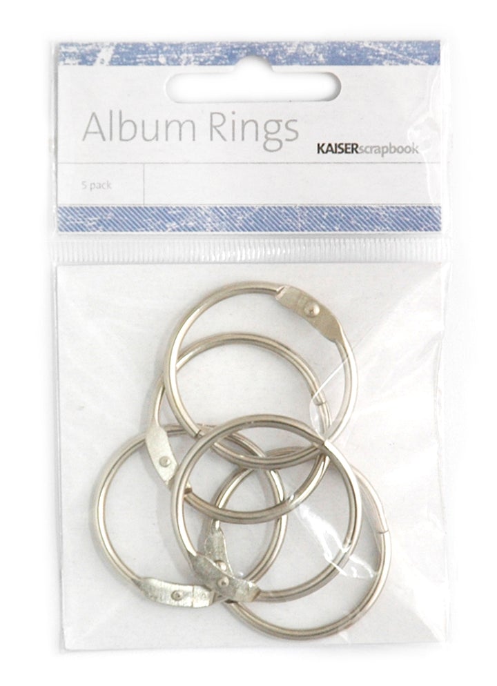 3.5cm Rings- Silver - Crafty Divas