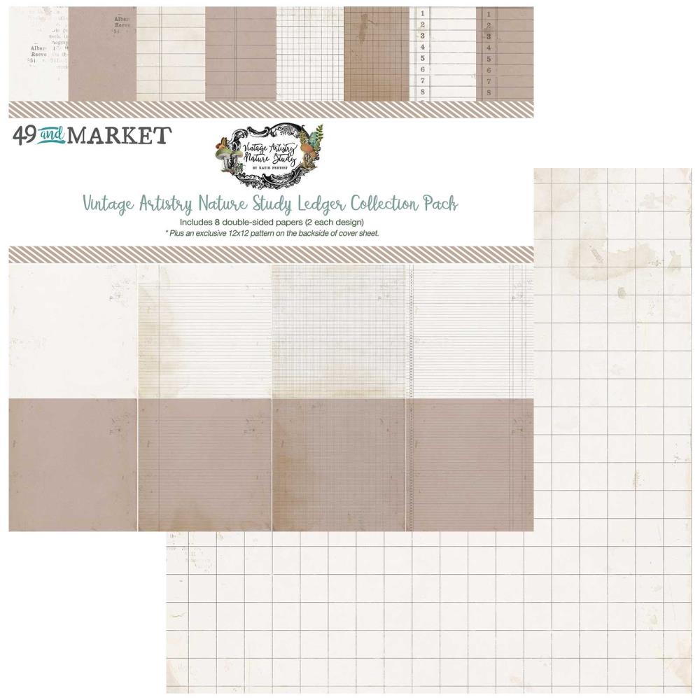 49 And Market Collection Pack 12X12 - Nature Study Ledger - Crafty Divas