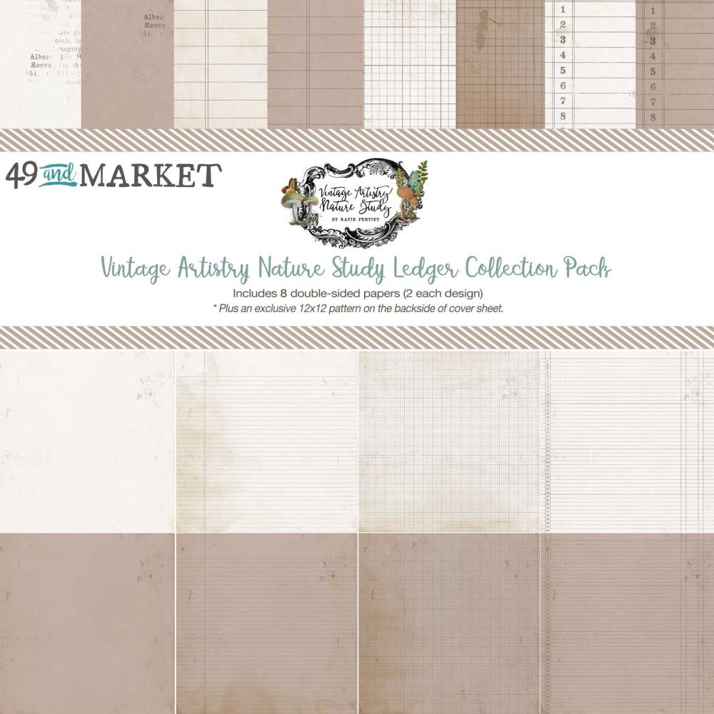 49 And Market Collection Pack 12X12 - Nature Study Ledger - Crafty Divas