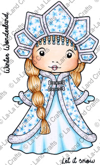 La La Land- Snow Princess Marci Stamp