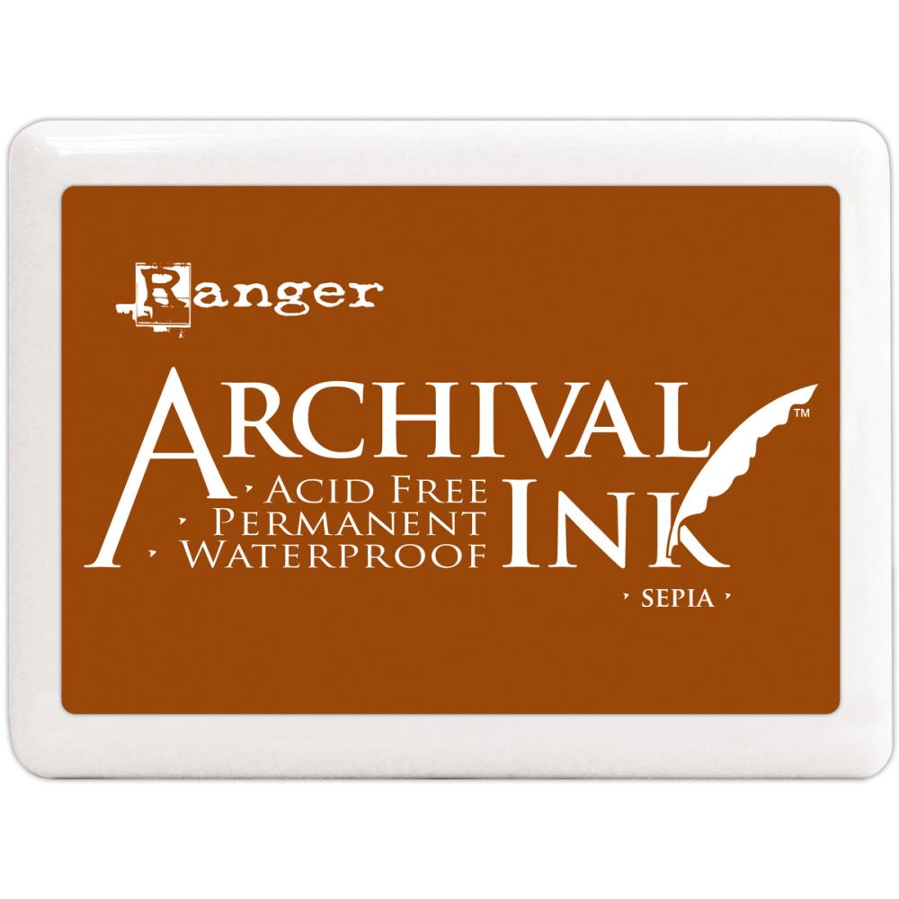 Archival Ink Jumbo Ink Pad - Sepia