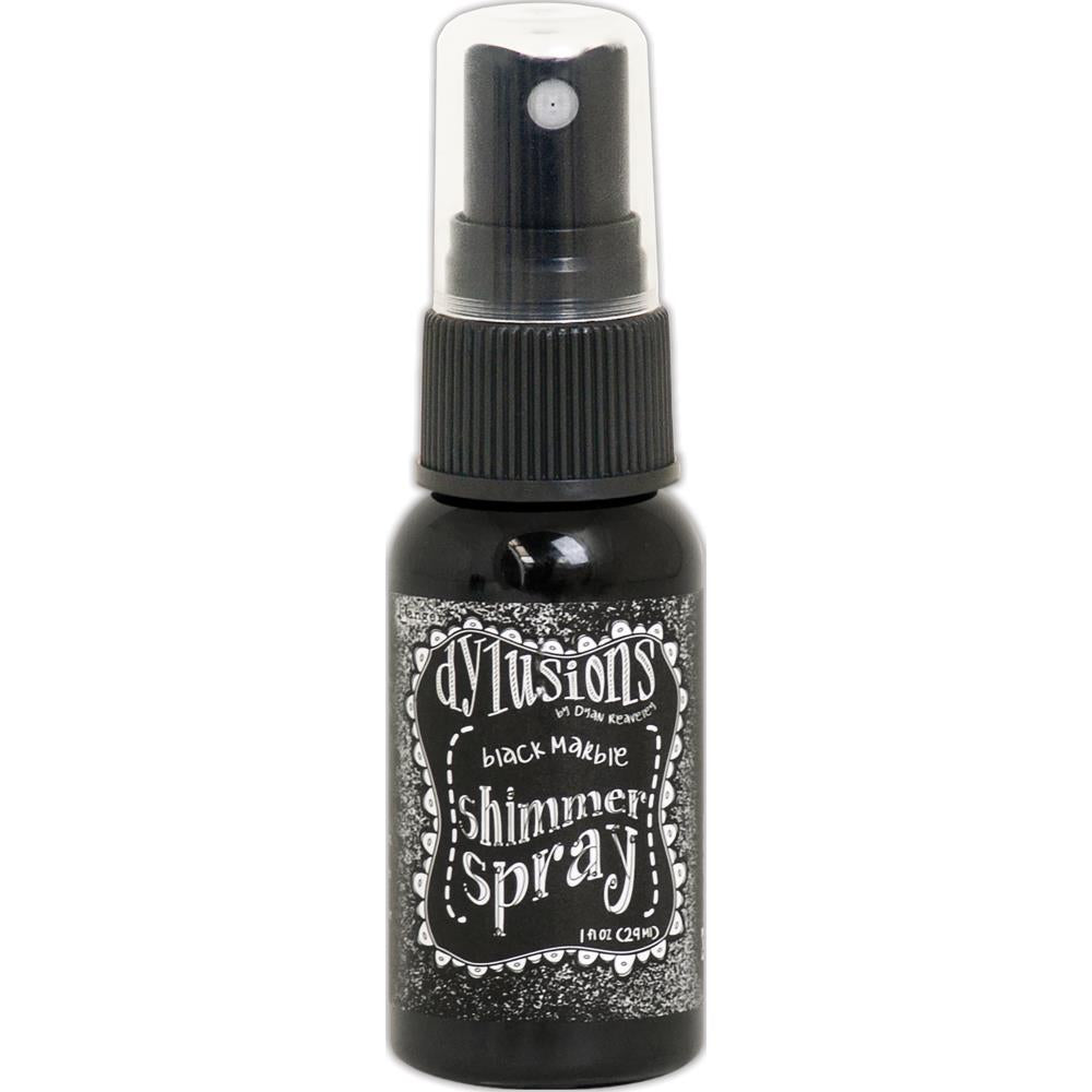 Dylusions Shimmer Sprays- Black Marble