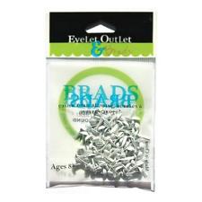 Eyelet Outlet Round Brads 4mm - White