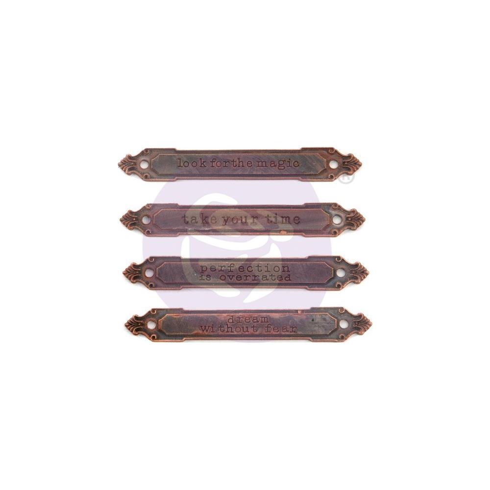 Finnabair Mechanicals - Metal Embellishments - Rusty Labels 