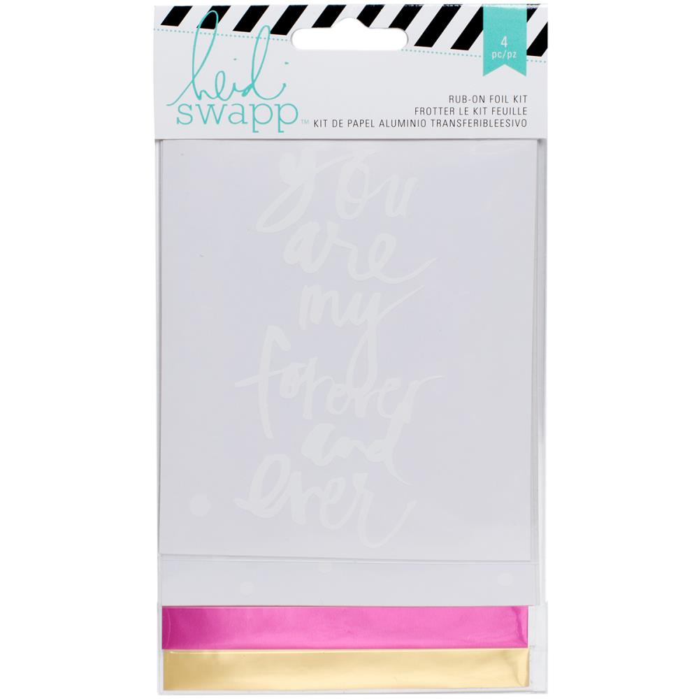 Heidi Swapp Rub-Ons & Foil Kit- Forever