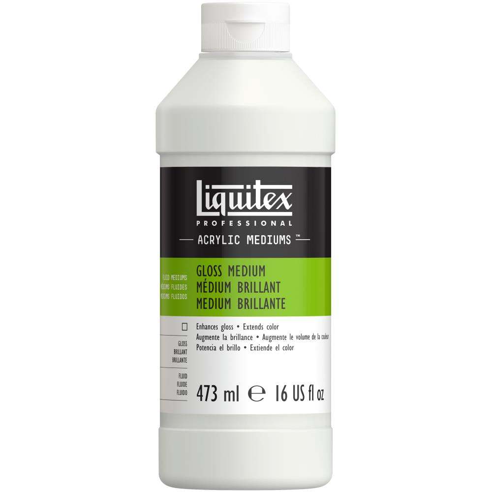 Liquitex - Gloss Acrylic Fluid Medium & Varnish 473ml
