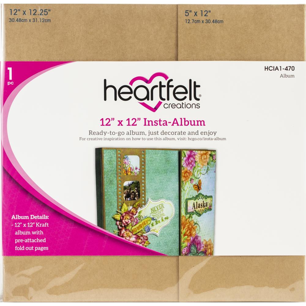 Heartfelt Creations - 12" x 12" Insta-Album - Kraft