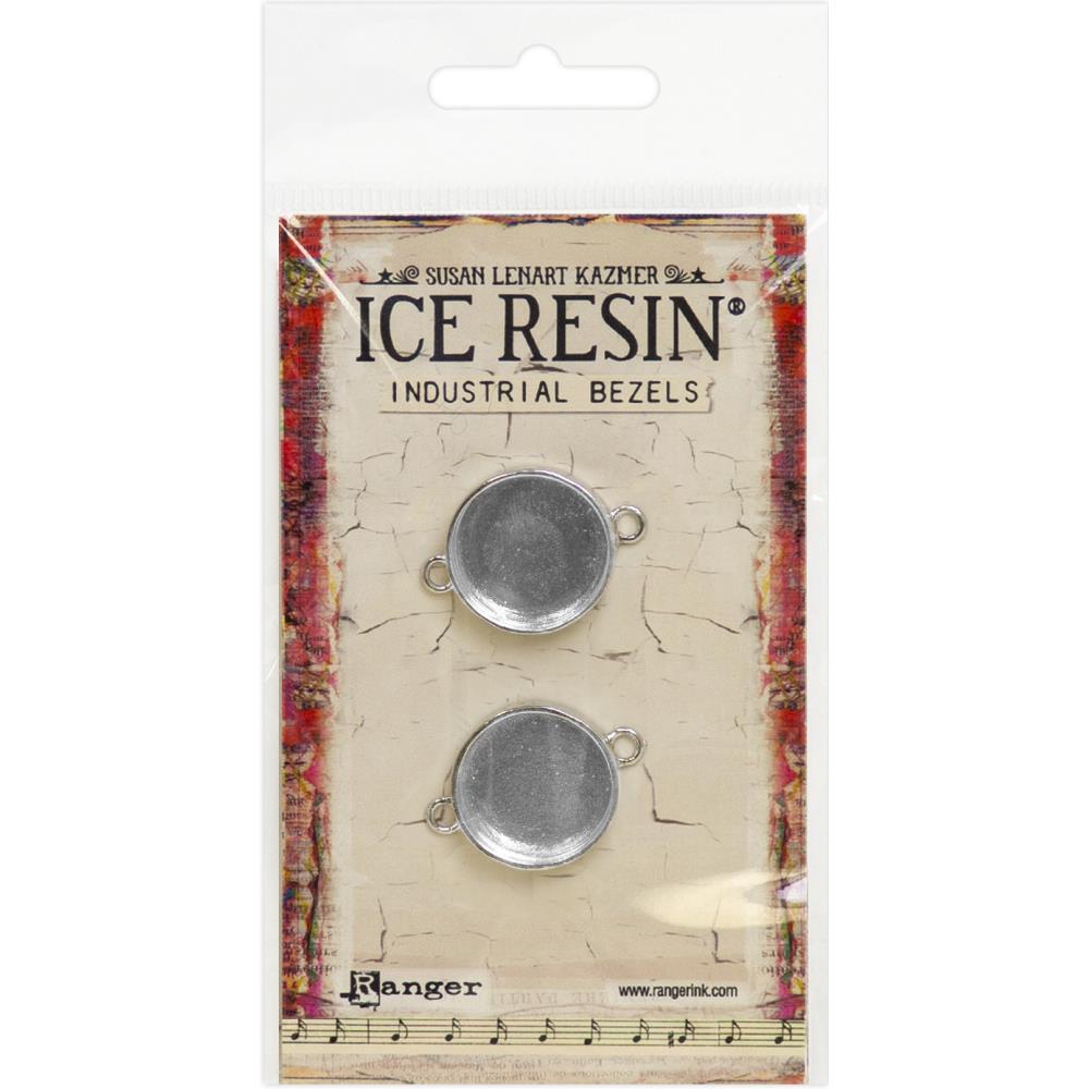 Ice Resin Industrial Bezel Collection - Sterling Circles - Small